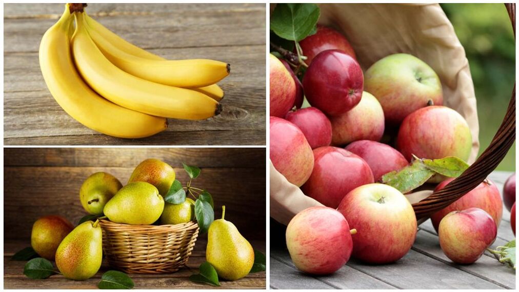 Dobre owoce na podagrę - banany, gruszki i jabłka