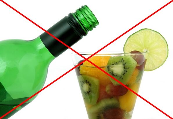 Stosując leniwą dietę, nie zaleca się spożywania alkoholu